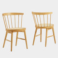 Lykke Curved Spindle Back Dining Chairs Set of 2