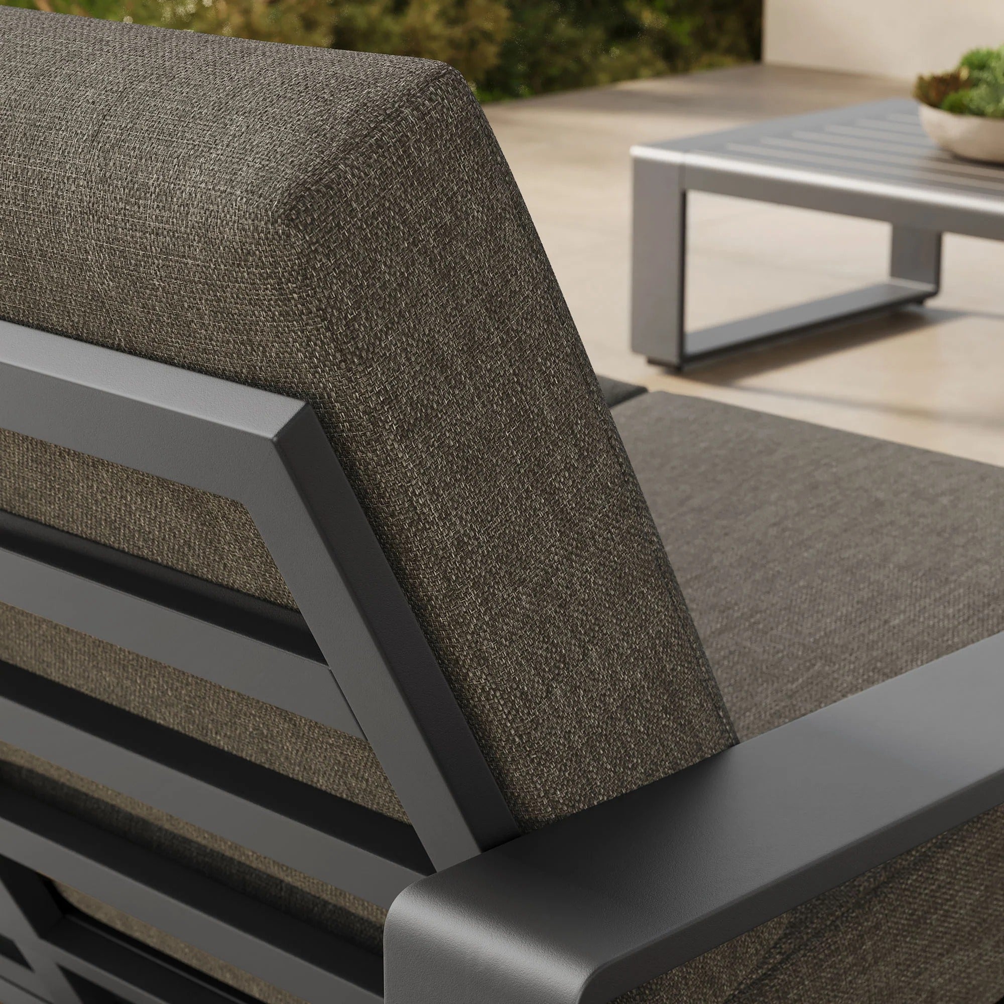 Lirienne Outdoor Patio Aluminum Loveseat
