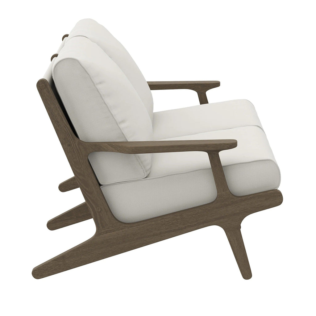 Saratoga Outdoor Teak Wood Loveseat