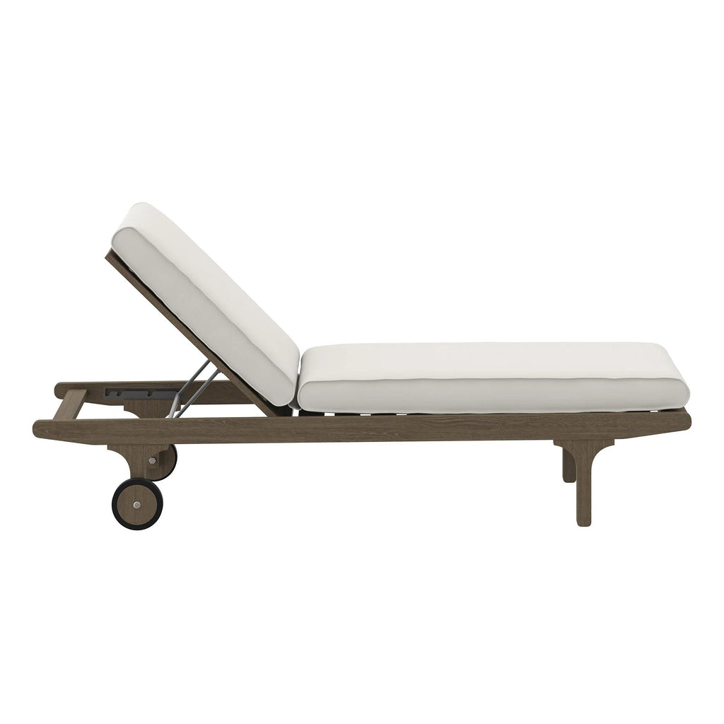 Saratoga Outdoor Teak Chaise Lounge Chair