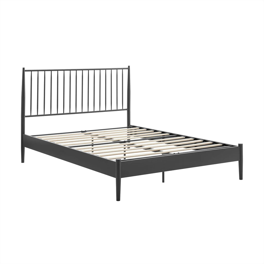 Adair Spindle Metal  Platform Bed