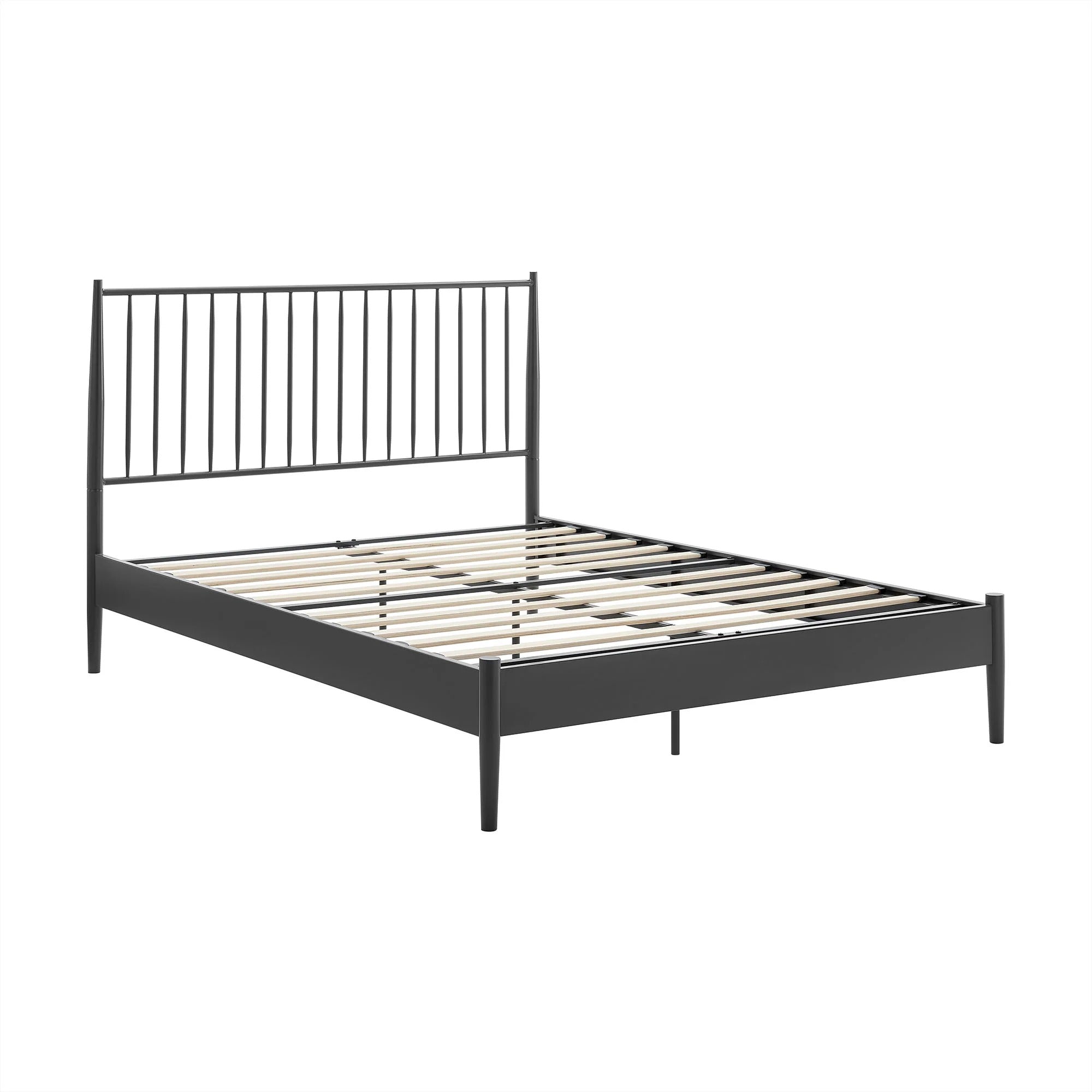 Adair Spindle Metal  Platform Bed