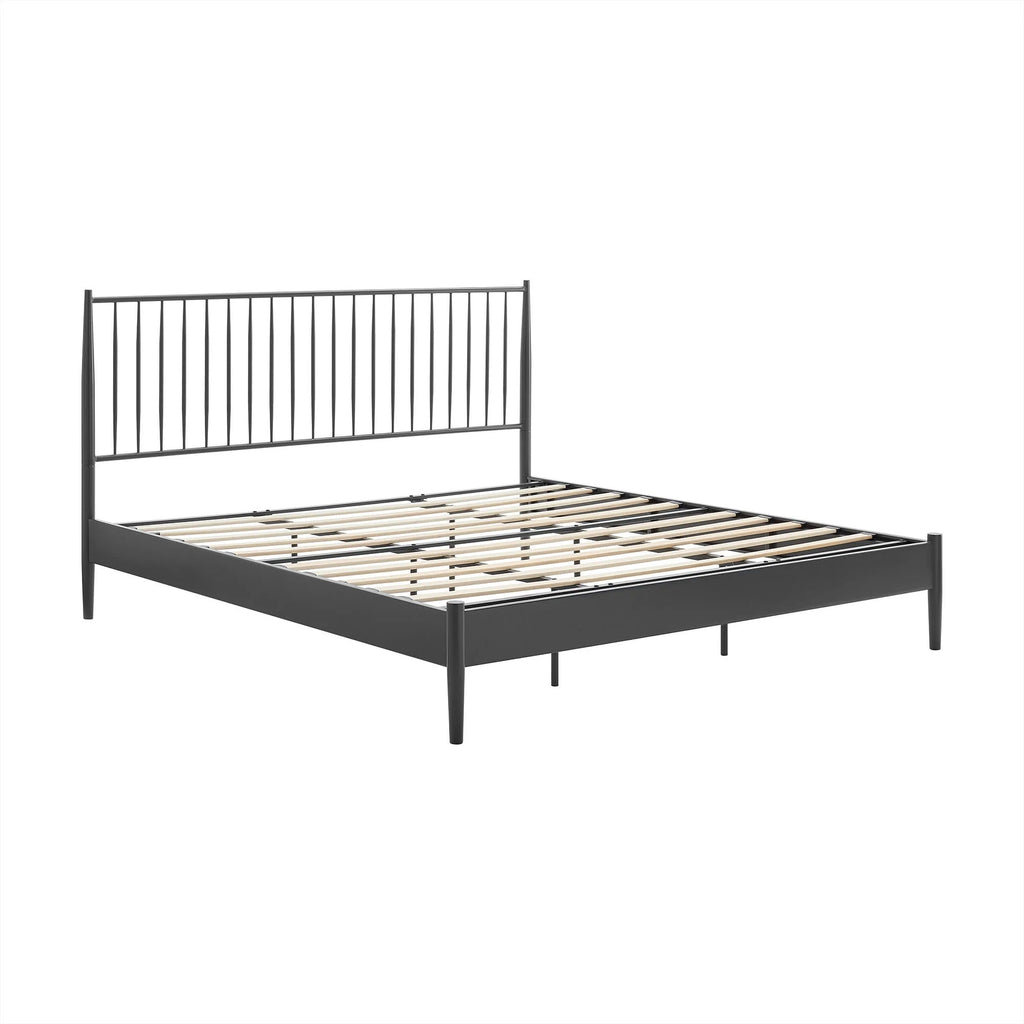 Adair Spindle Metal  Platform Bed