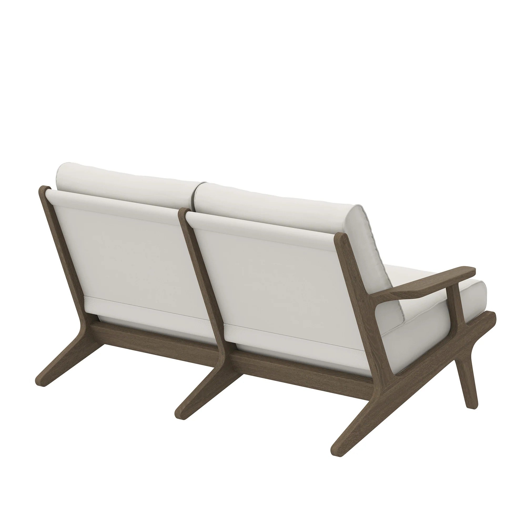 Saratoga Outdoor Teak Wood Loveseat