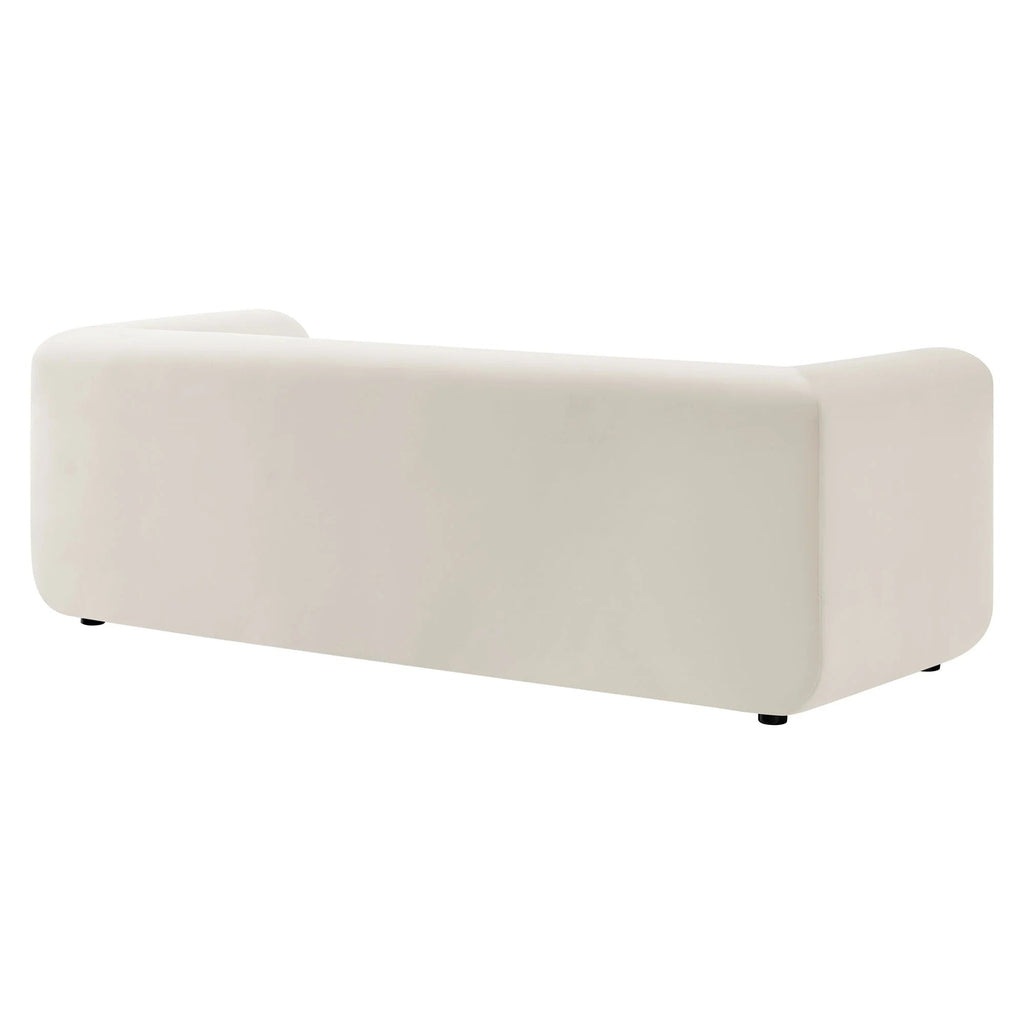 Leif 89" Performance Velvet Upholstered Sofa