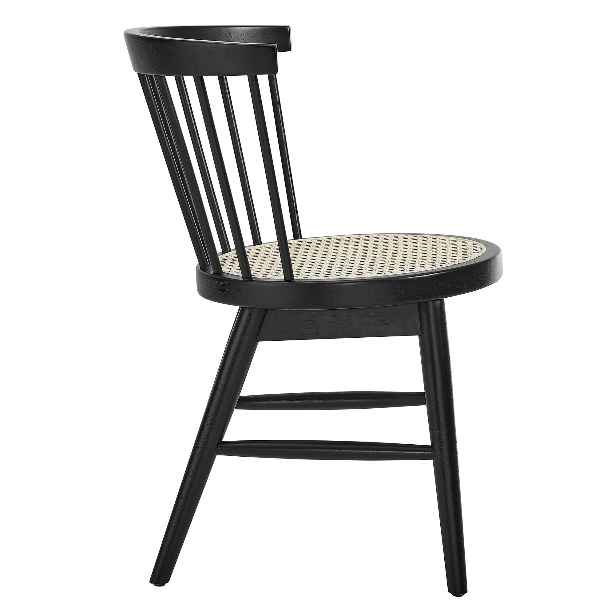 Lykke Curved Spindle Back Dining Chairs Set of 2