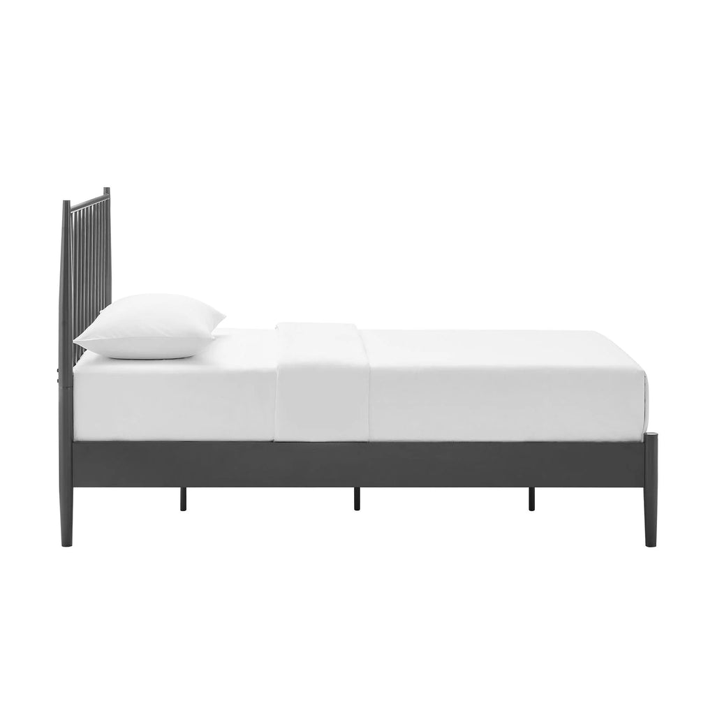 Adair Spindle Metal  Platform Bed