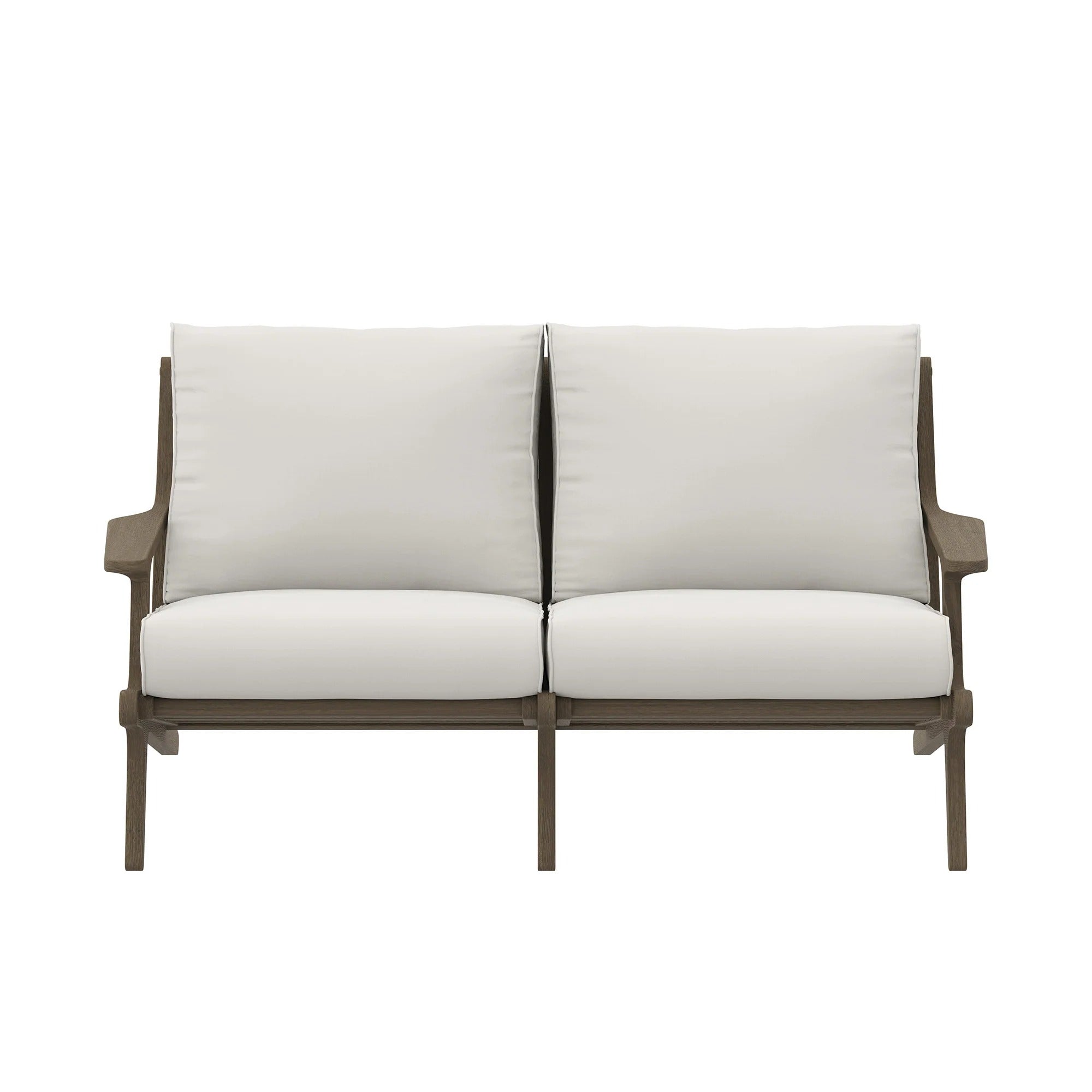 Saratoga Outdoor Teak Wood Loveseat