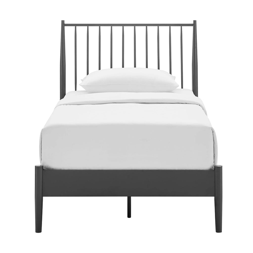 Adair Spindle Metal  Platform Bed