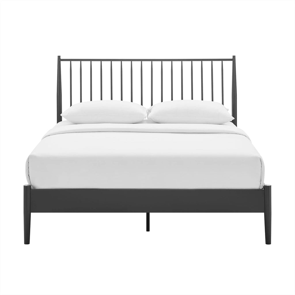 Adair Spindle Metal  Platform Bed