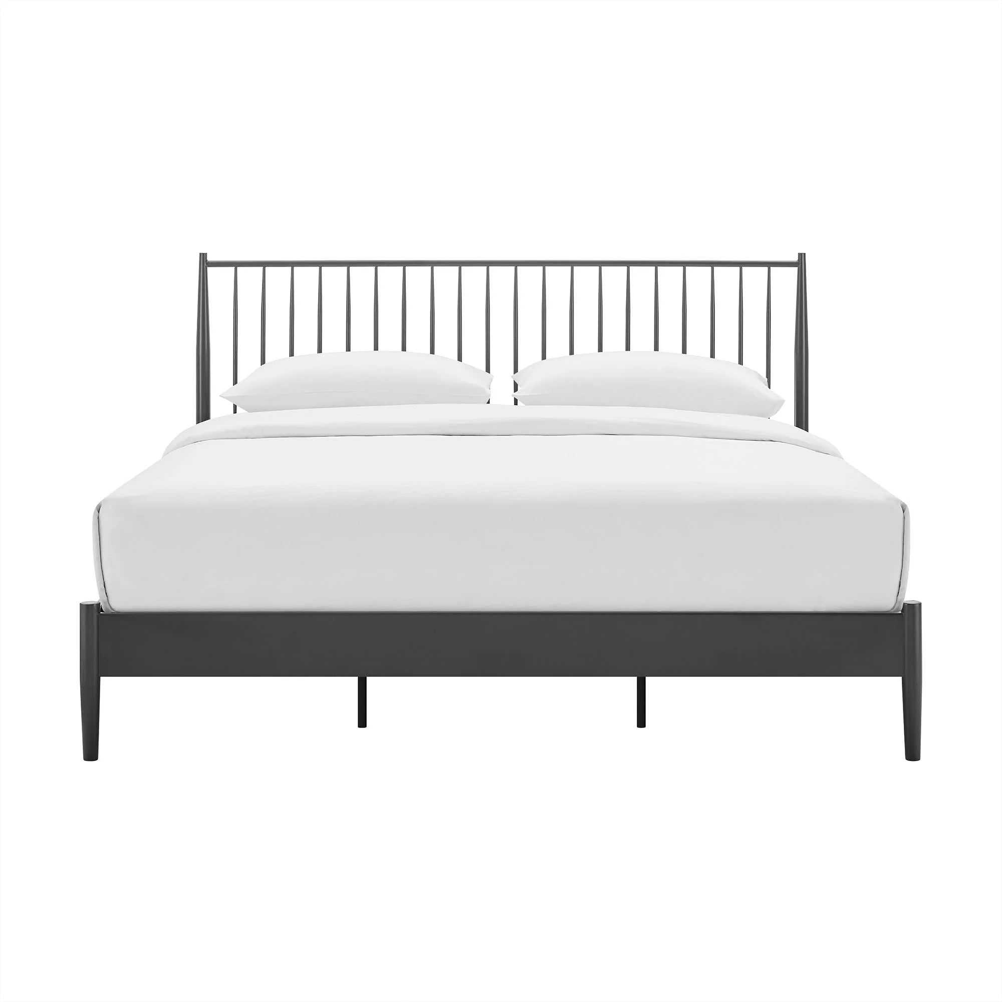 Adair Spindle Metal  Platform Bed
