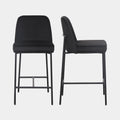 Sydney Performance Velvet Counter Stool Set of 2