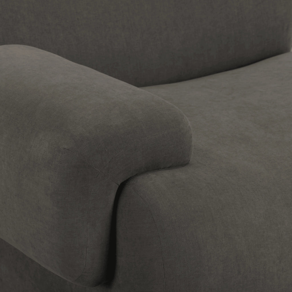 Zenith 116.5" Contract-Grade Upcycled Fabric Modular Sofa