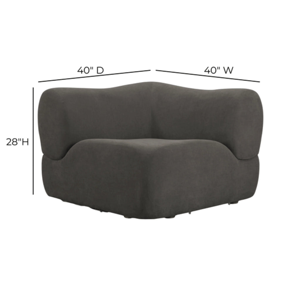 Zenith Contract-Grade Upcycled Fabric Corner Wedge
