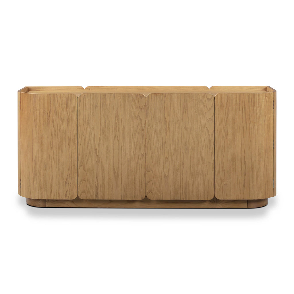 Moora 70" Natural Ash 4-Door Sideboard