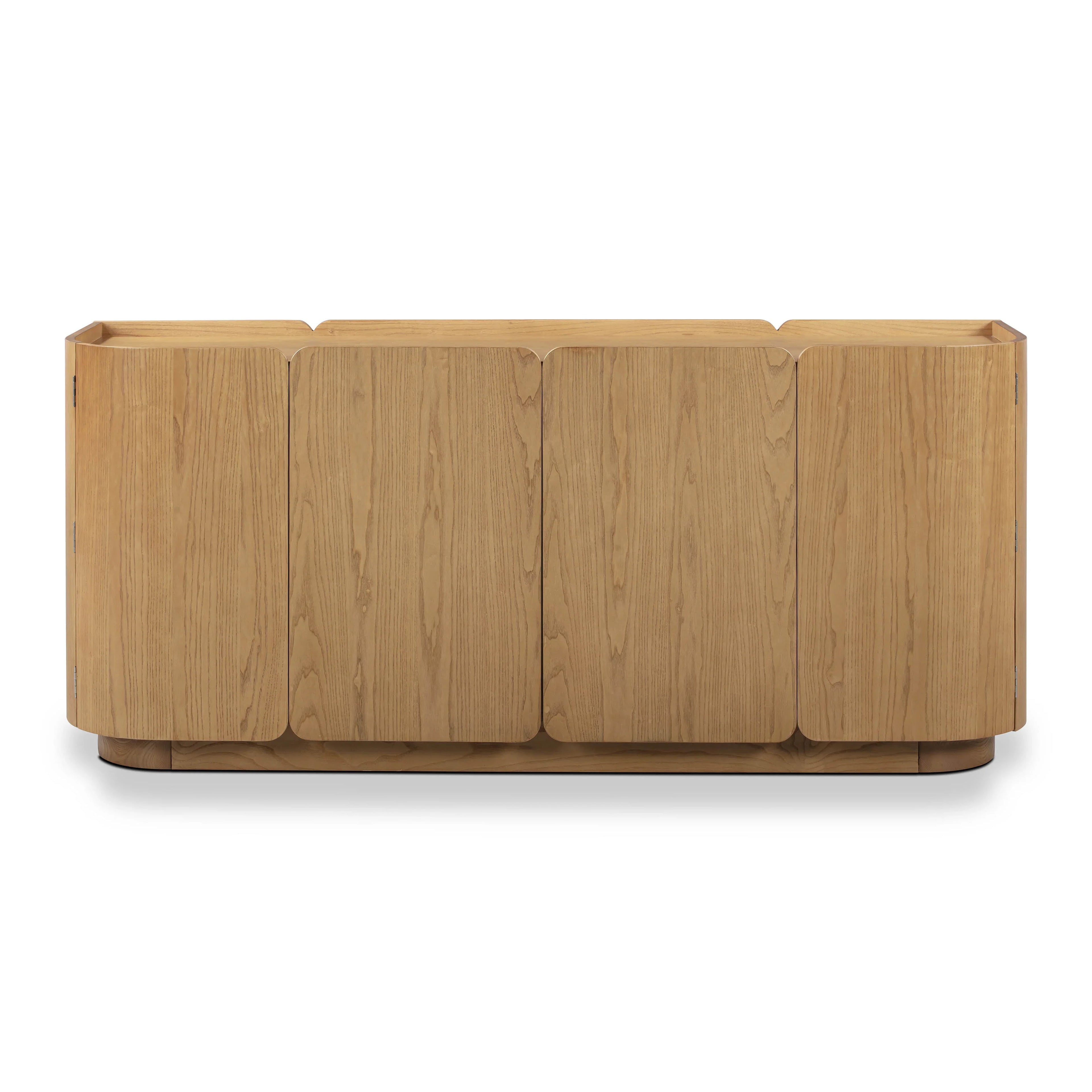 Moora 70" Natural Ash 4-Door Sideboard