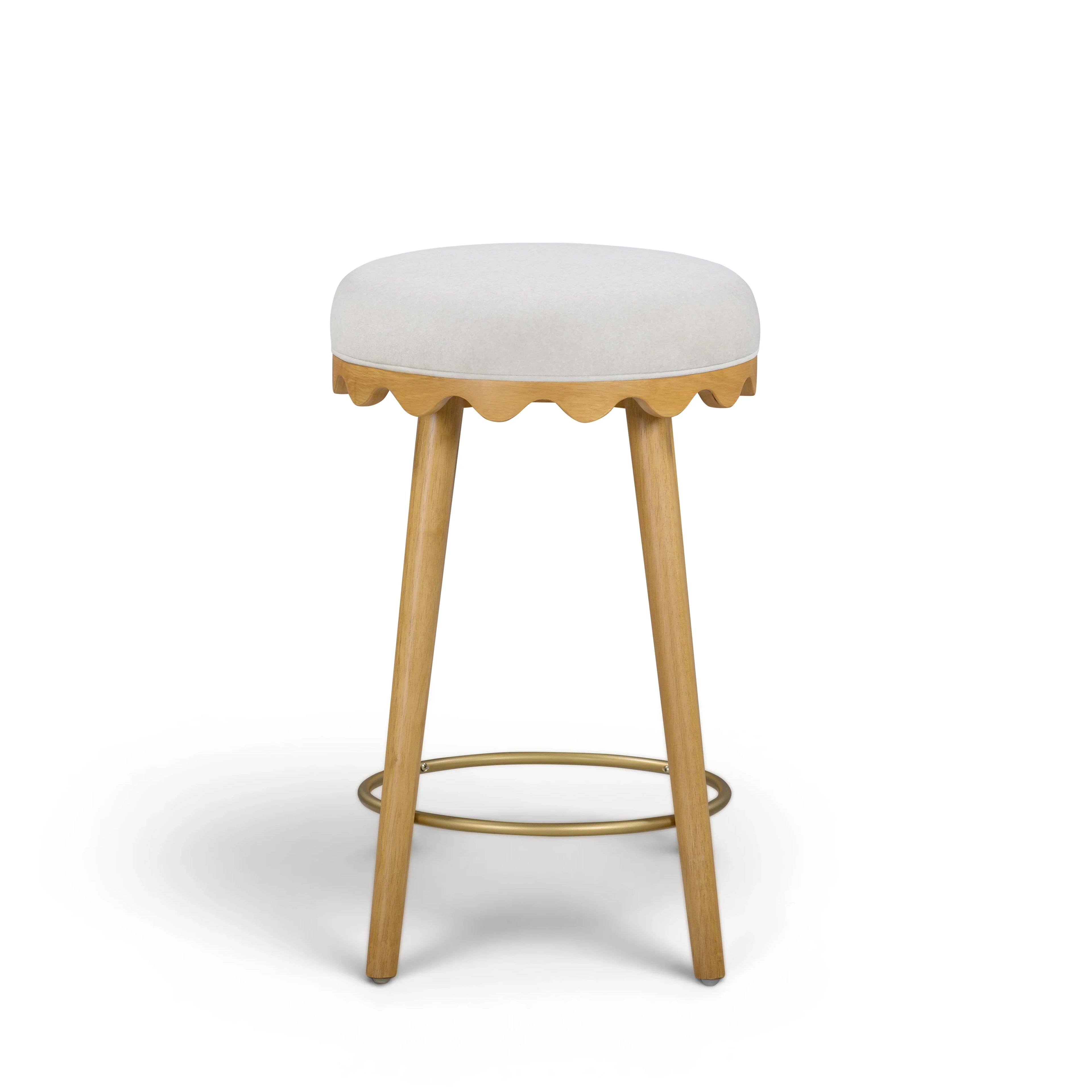 Oodle Performance Vegan Mohair Stool