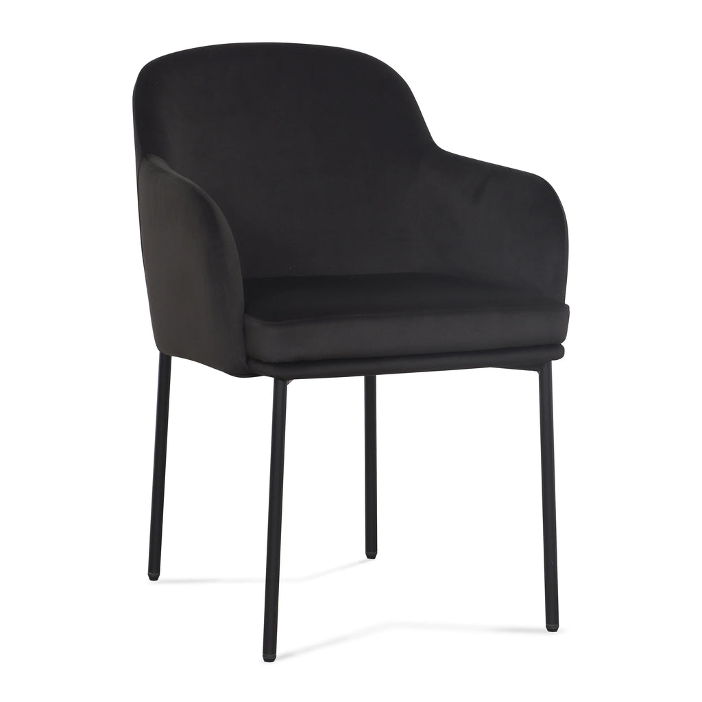 Sydney Performance Velvet Armchair - Set of 2