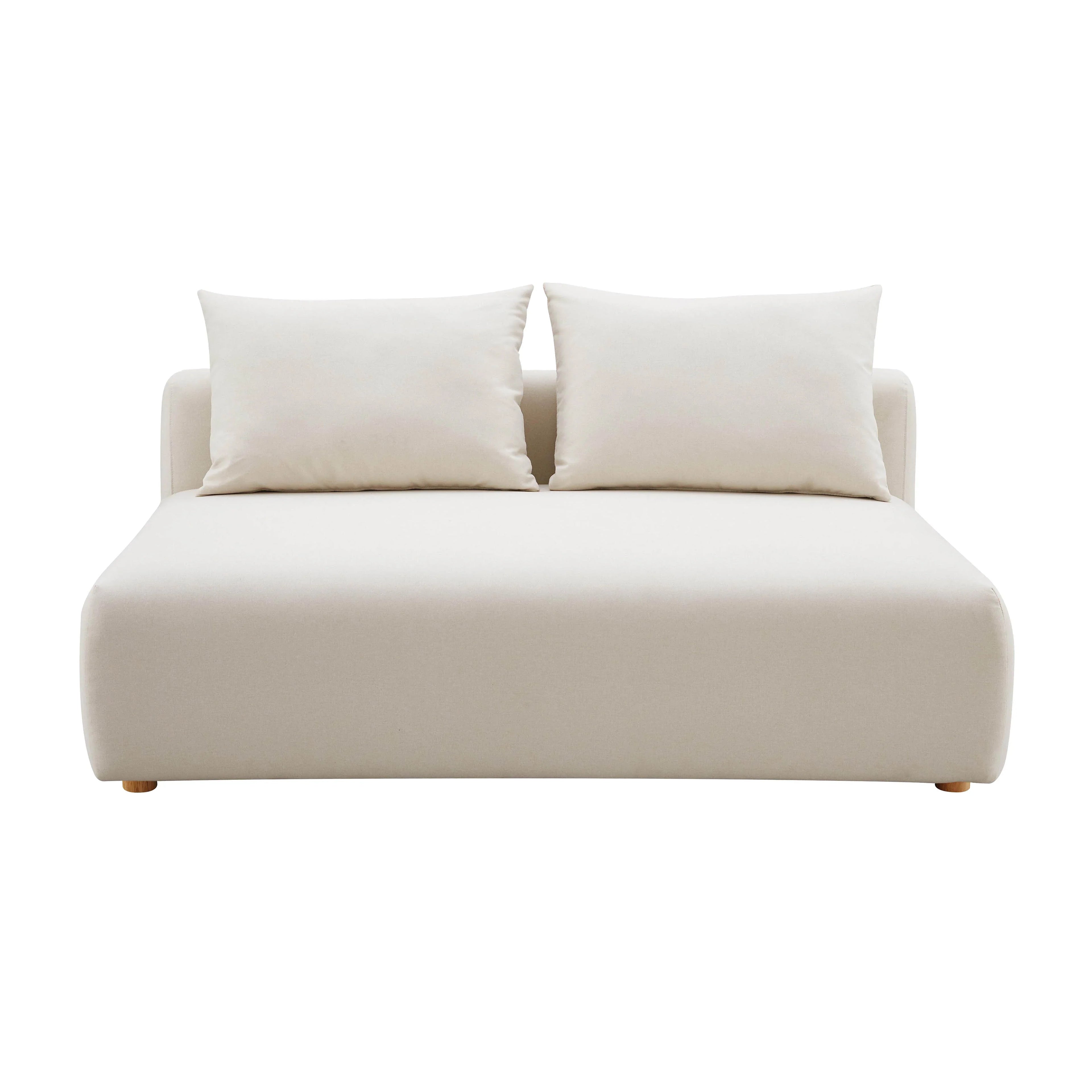 Hangover 64" Armless Loveseat