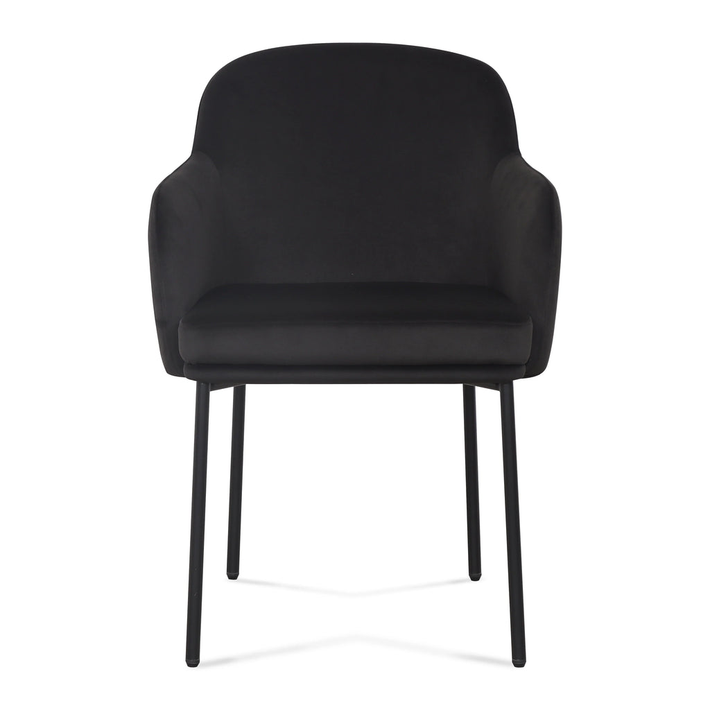 Sydney Performance Velvet Armchair - Set of 2