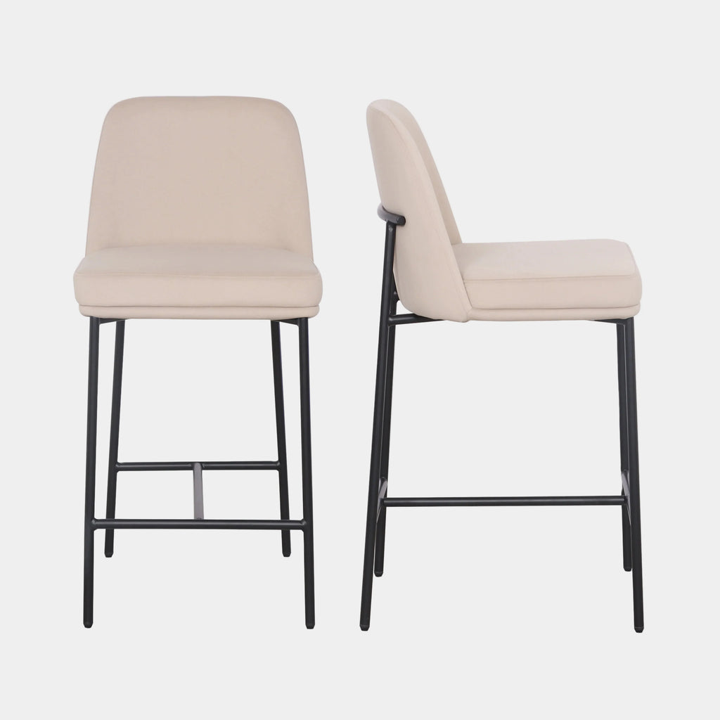 Sydney Performance Velvet Counter Stool Set of 2