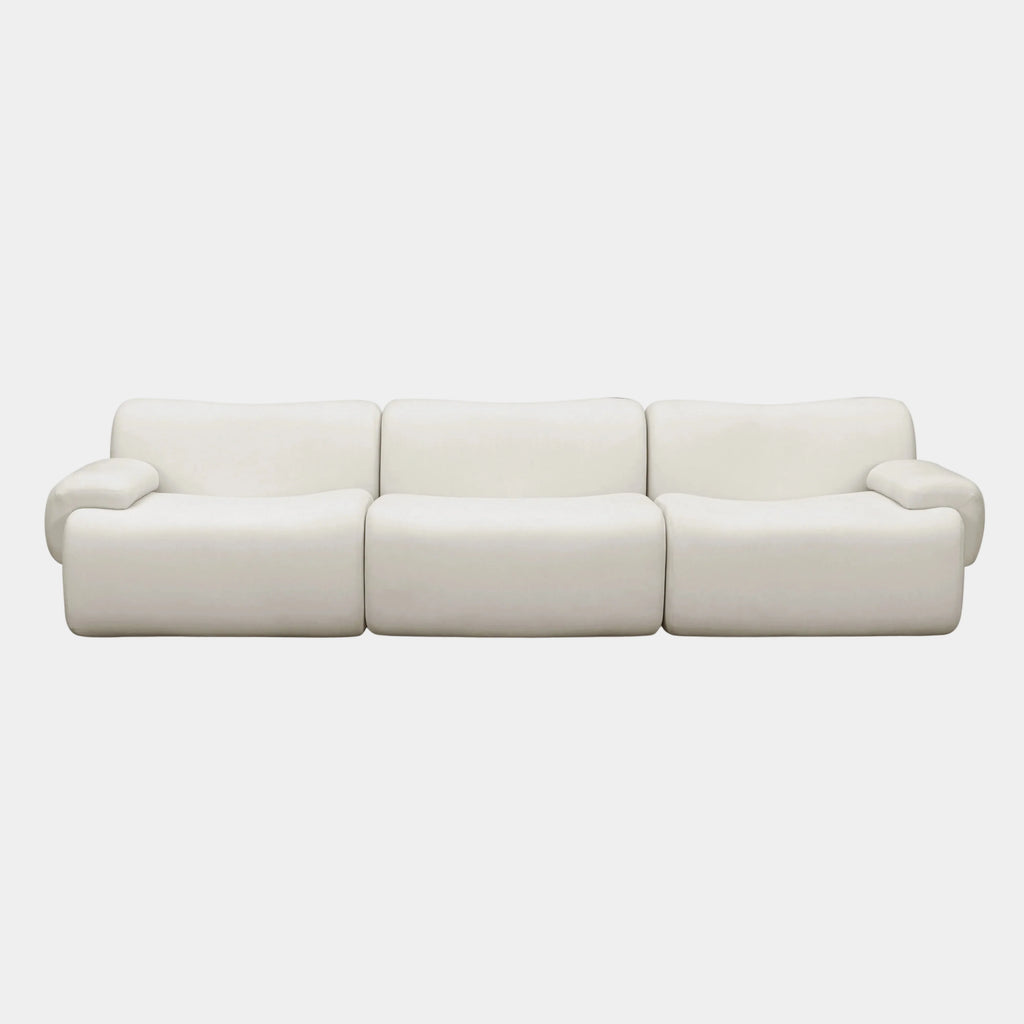 Zenith 116.5" Contract-Grade Upcycled Fabric Modular Sofa