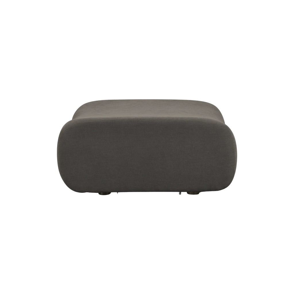 Zenith Contract-Grade Upcycled Fabric Ottoman
