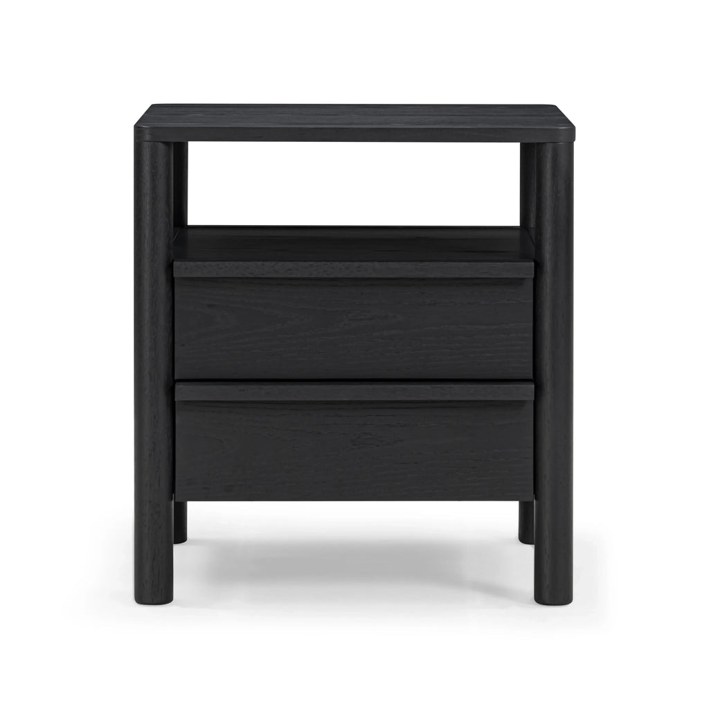 Tyra 22" Black Ash Nightstand