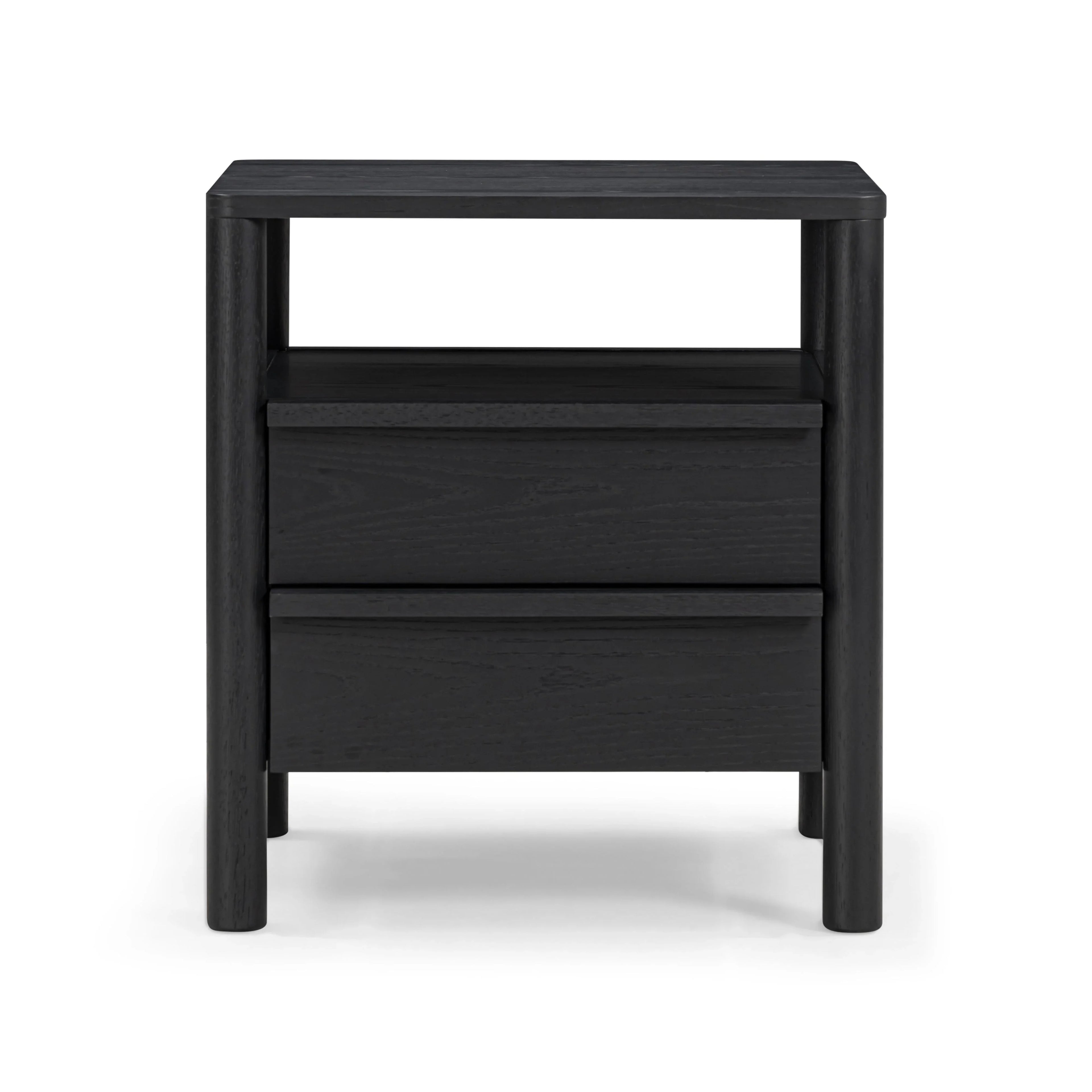 Tyra 22" Black Ash Nightstand