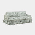 Gertrude 90" Floral Performance Linen Weave Sofa