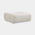 Zenith Contract-Grade Upcycled Fabric Ottoman