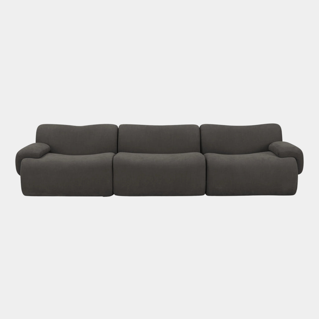 Zenith 116.5" Contract-Grade Upcycled Fabric Modular Sofa