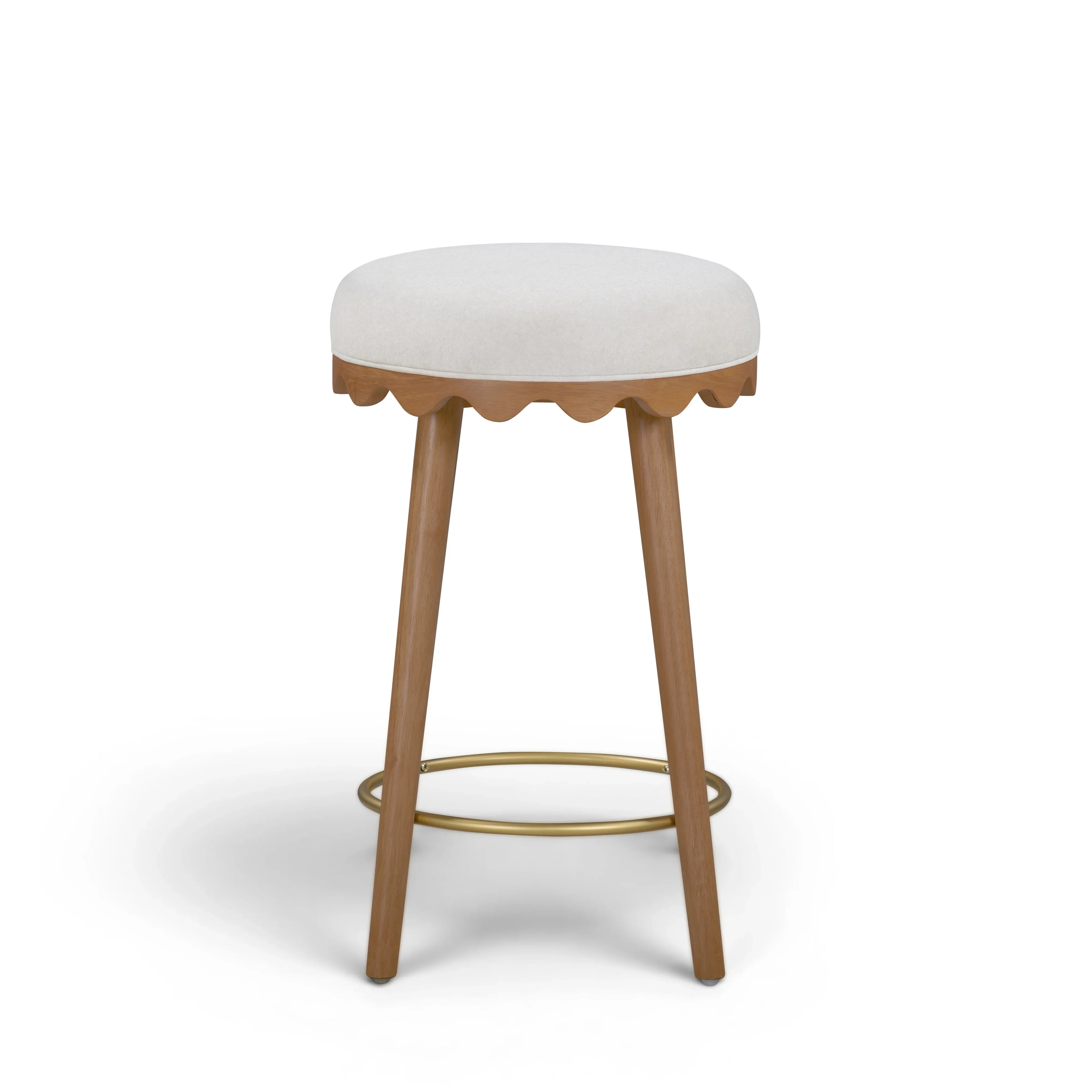 Oodle Performance Vegan Mohair Stool