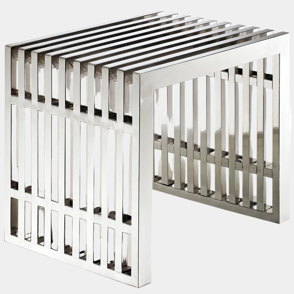 Gridiron Stainless Steel Bench (polished)