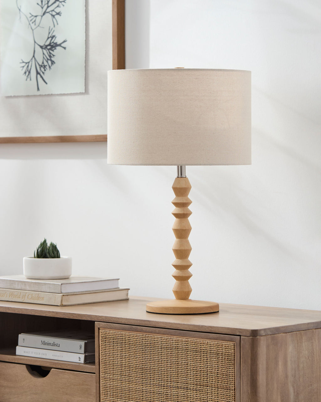Padauk Accent Table Lamp