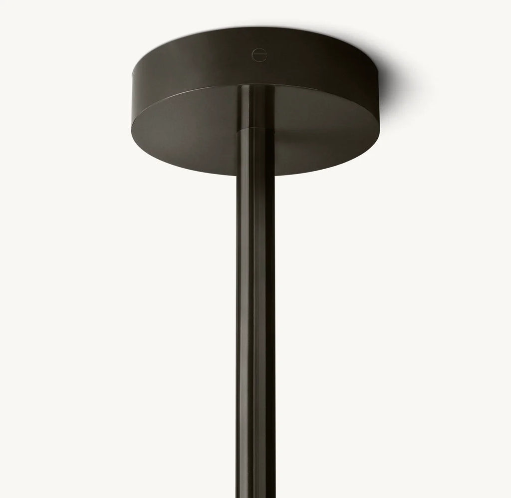 Glass Globe Mobile Six-Arm Chandelier