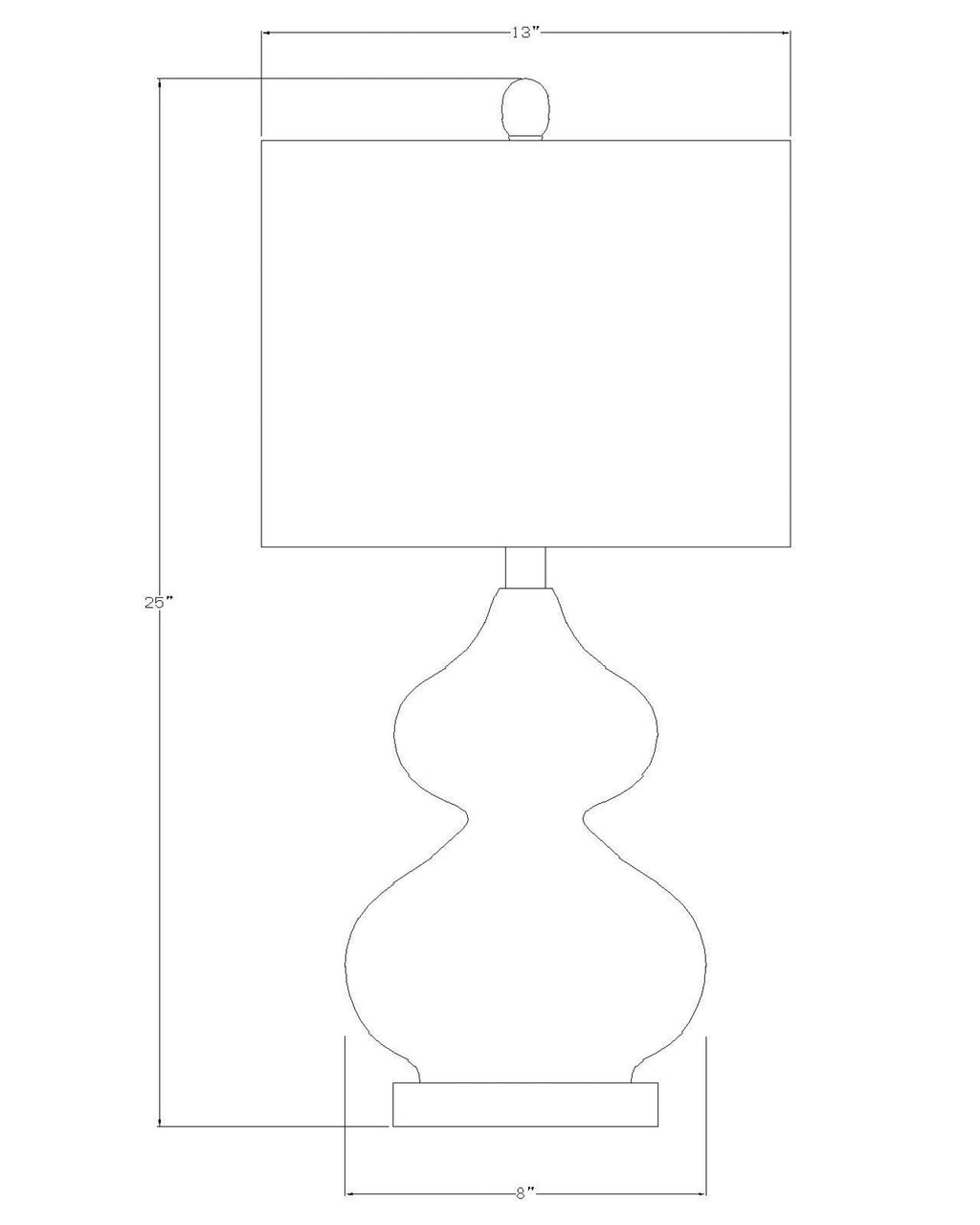Volcano Accent Table Lamp