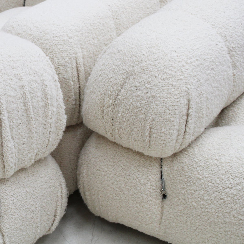 Mario Bellini Three-Seater Boucle Sofa