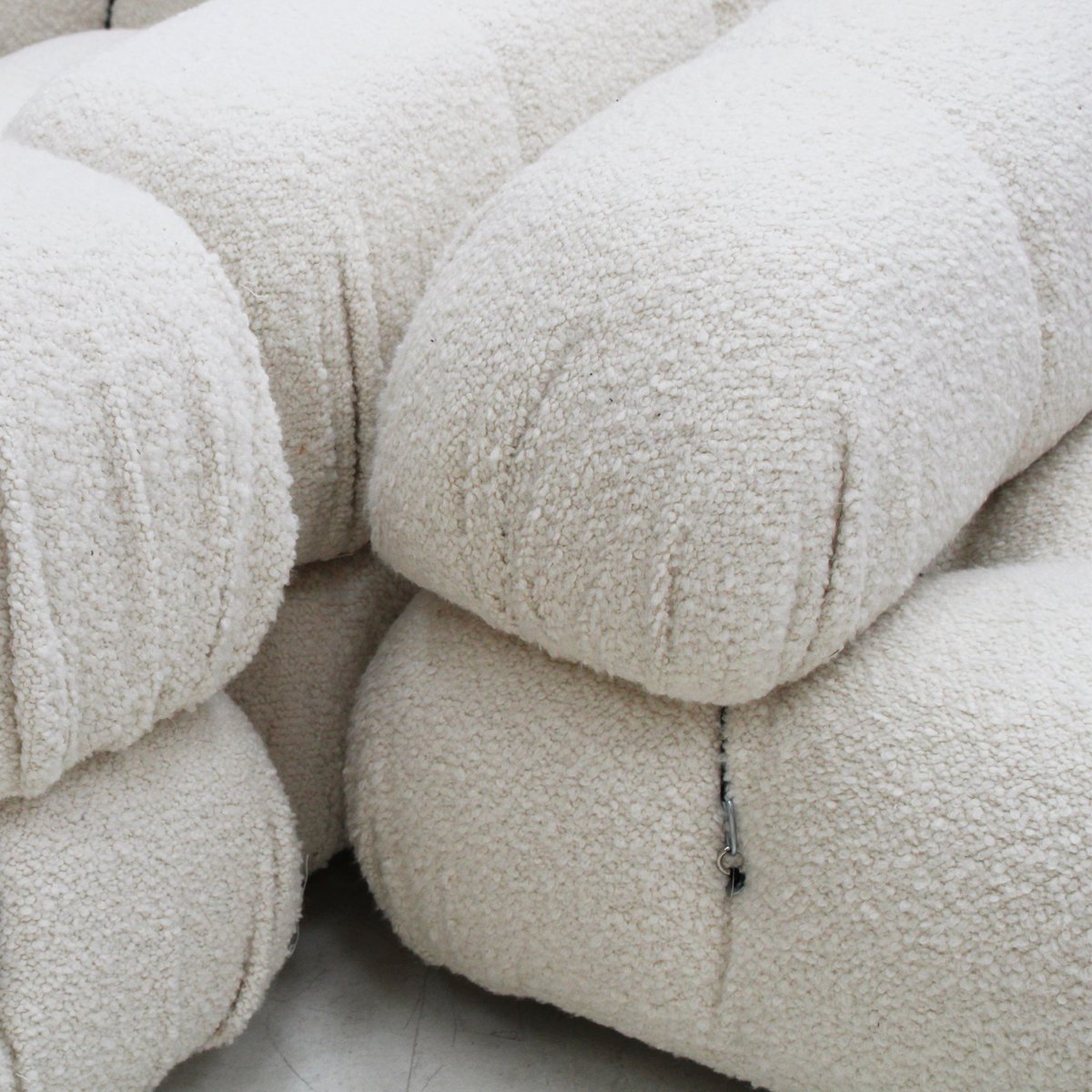 Mario Bellini Three-Seater Boucle Sofa